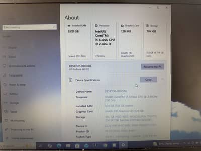 HP core i5 - 6300 6th gen