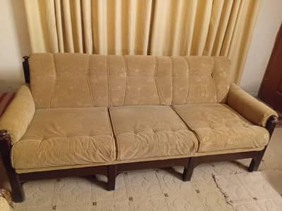 sheesham wood sofa set