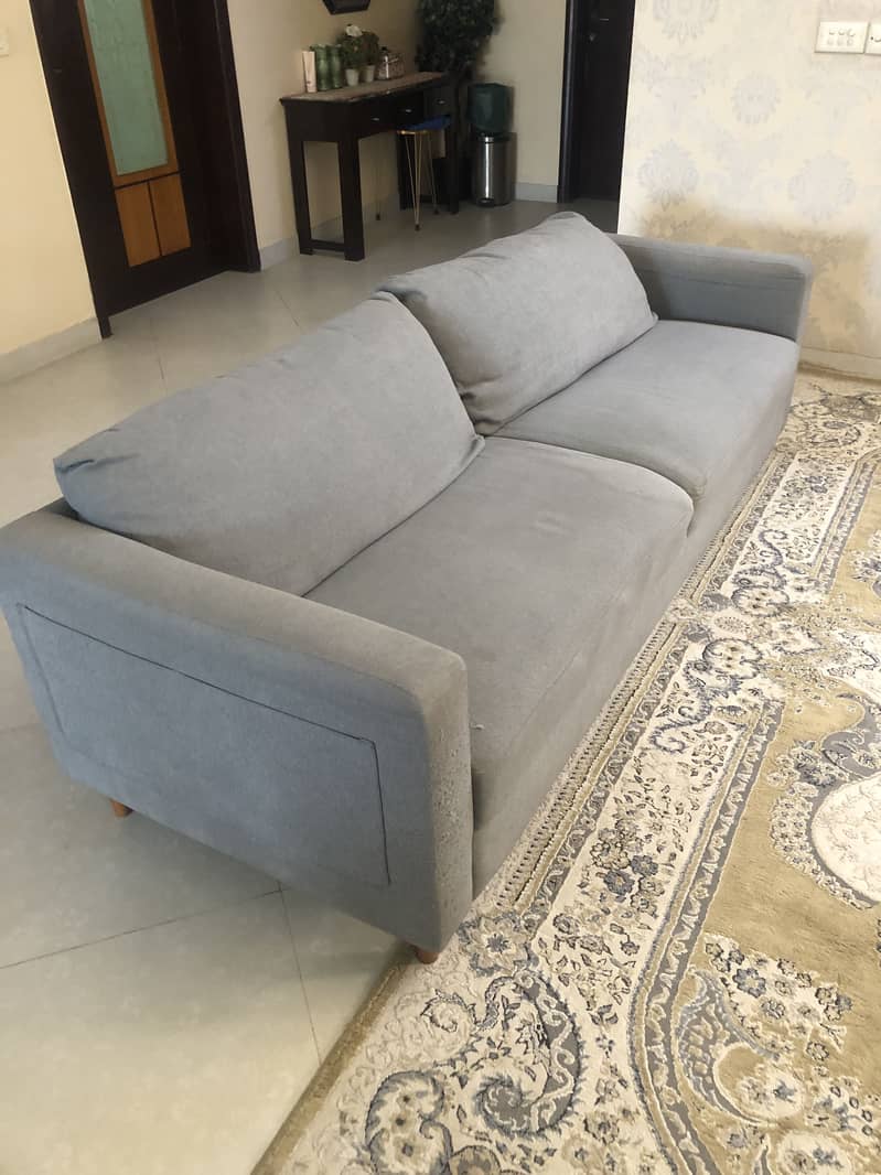 Interwood 3-Seater Sofa Set (2 Sofas – Same Design, Different Sizes] 1