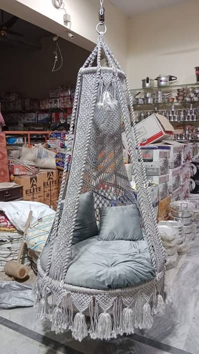 Swing/Chair Jhoola/Single & Double/Macrame Jhula/restaurant furniture