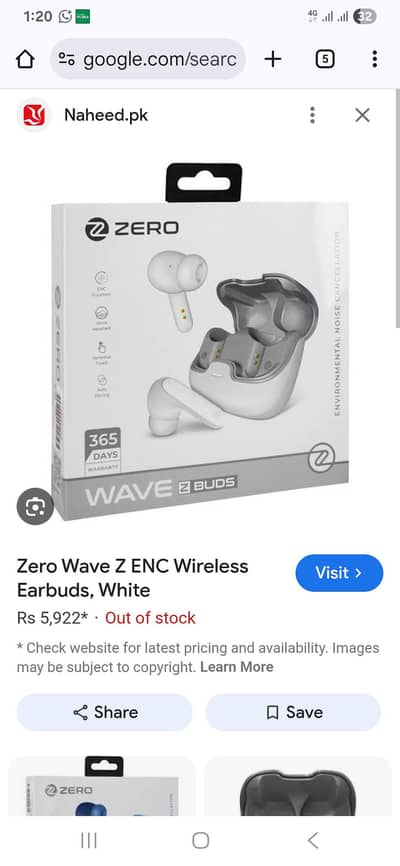 Air buds with ANC New with 100 hours time