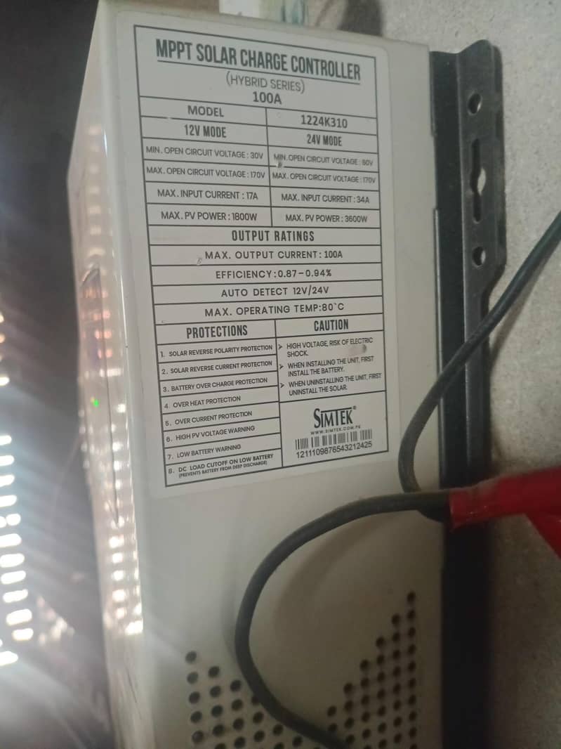 Simtek Mppt 100A 1