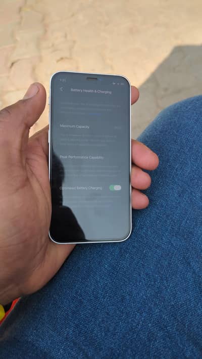 I phone 12 mini total 10 by 10 95 battty health  4 month sim time