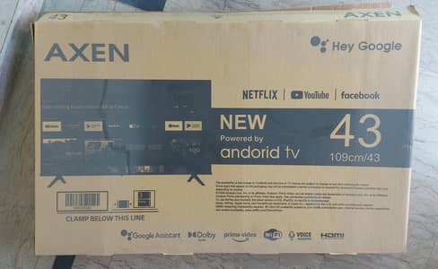 43Inches Almost Brand New Axen LED/LCD TV. .
