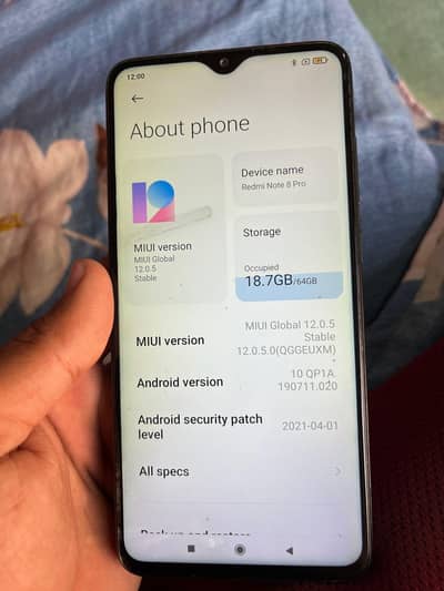 Redmi note 8 pro 4 64