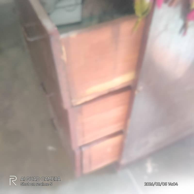 بھاری  بڑے سائز کا  لکڑی کا دراز 2