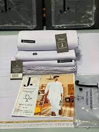 “Premium Soft Cotton Fabric – Jet Black (Unstitched)”