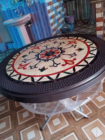 plastic fiber material dinner table or chair