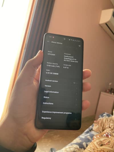 Oppo A3 3month warranty 10/10 condition