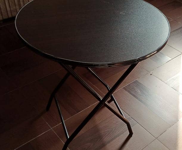 Folding Round Coffee Table 2