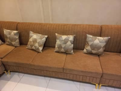 L shape  Luxury sofa,8 seater designer sofa