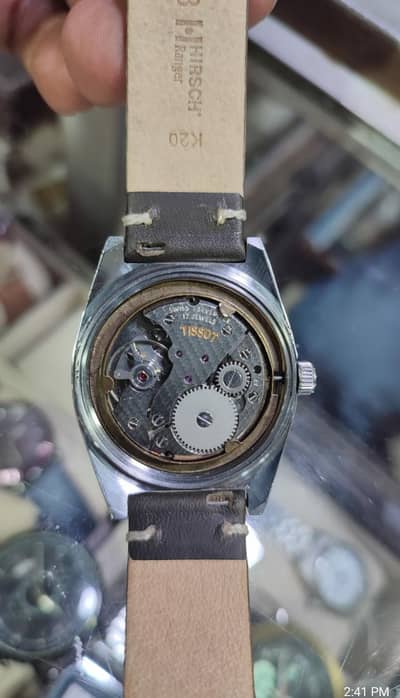 vintage tissot with swiss machine
