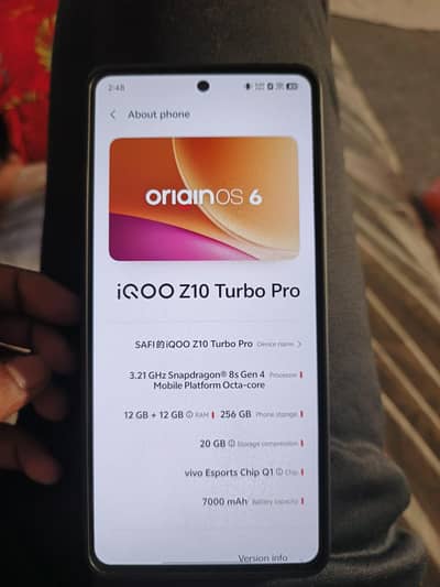 vivo iqoo z10 turbo pro   12+12/256