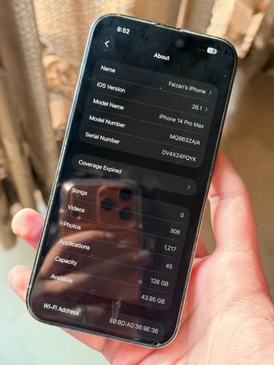 Iphone 14 Pro Max (PTA) Complete Box