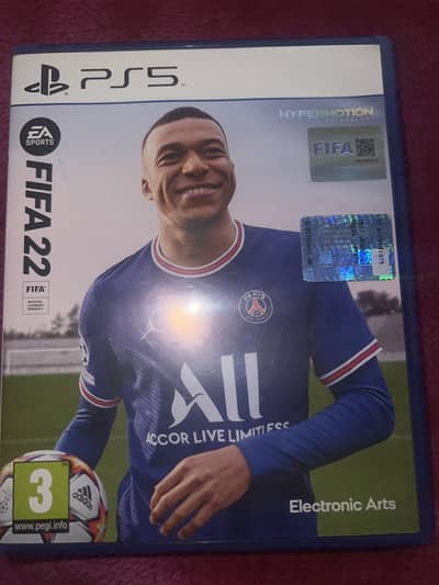 Fifa 22 ps5 game perfect condition