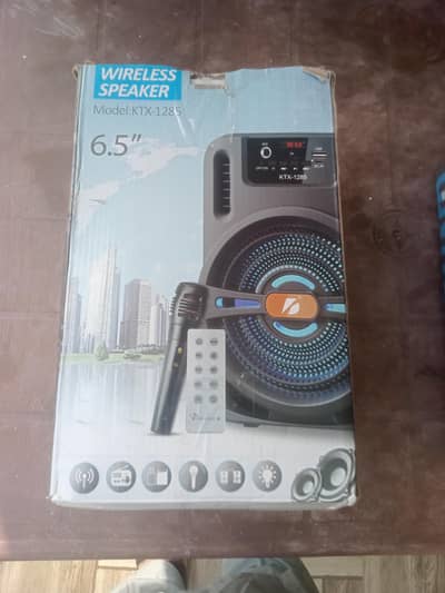 1 wireless Speaker model KTX -1285    6.5"