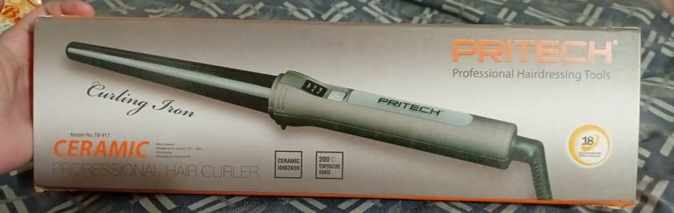 Pritech Professional Ceramic Hair Curler