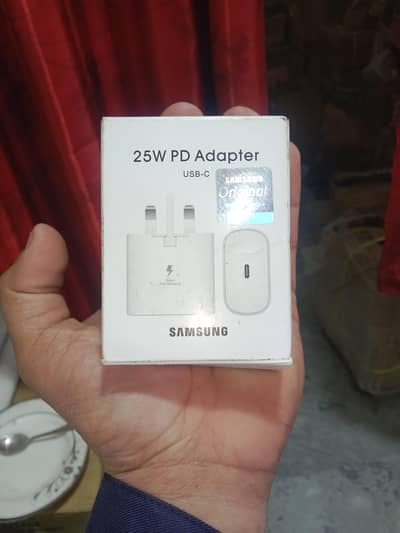 Samsung Original 25W Fast Charger – Type C Travel Adapter (UK Plug)