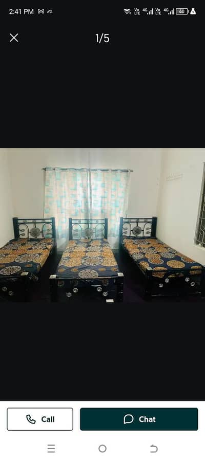 furnish room for working lady and students