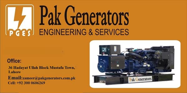 Perkins-UK Generator 65 KVA With One Year Warrnaty.