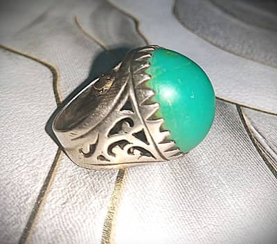 Feroza stone ring