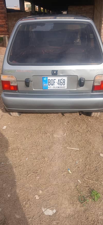 Mehran 2014 model islamabad ragisterd smoke grey couler