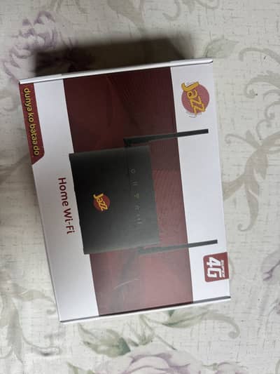 Jazz Home Wifi Router 2 days used with monthly package