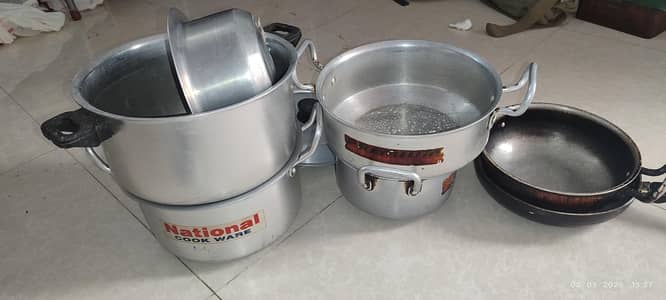 Seven Pieces of  Cookware