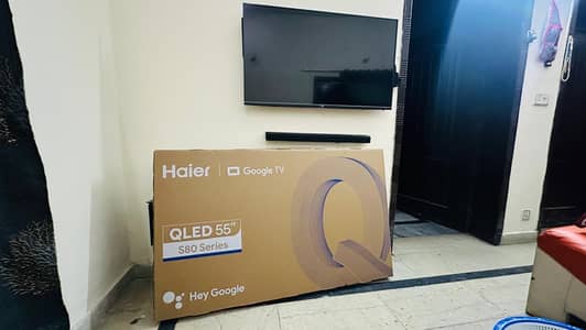 Haier 55 S 80 Q LED TV, 120 HZ display,