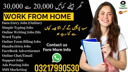 Assignment Job / Part Time Full Time Job / Job for male and female