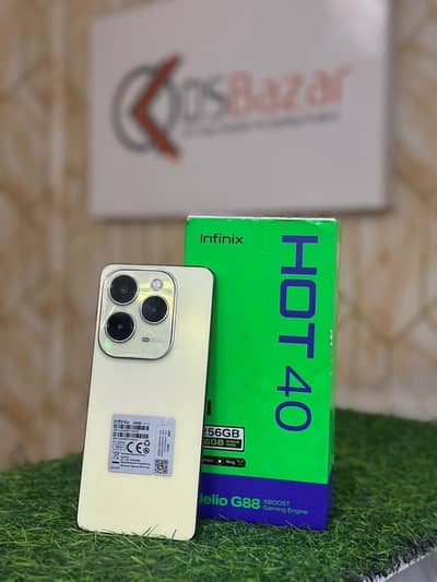 Infinix Hot 40 8gb Ram 256gb Storage With Box