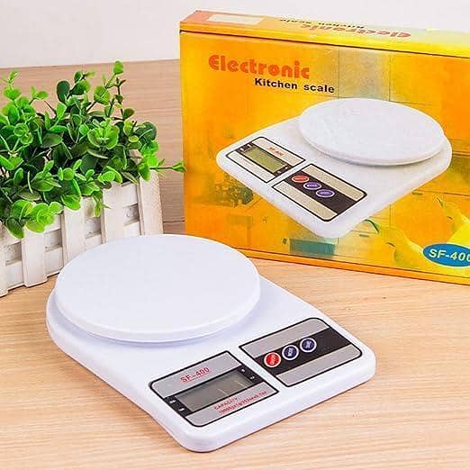 Electronic Kitchen Scale, High Precision Digital Weighing Scale up to 10kg, Gram Weight Platform Scale for Baking, Cooking, Household & Shop Use