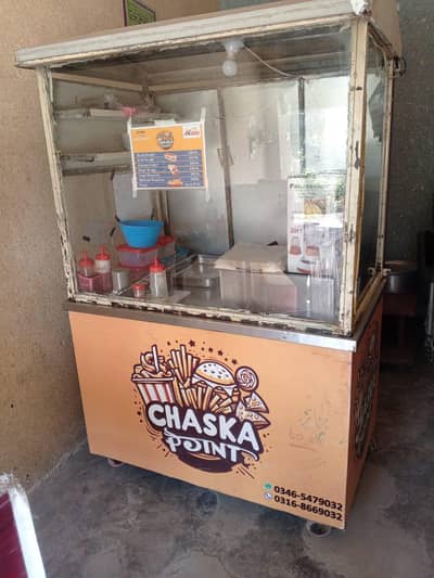 fast food counter and shawarma stand for sale