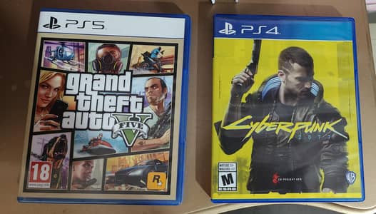 Cyberpunk 2077(Ps4 Original DVD)-Works on Ps4 & Ps5| | Mint Condition