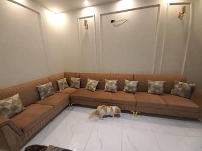 8 seater luxury L shaped sofa