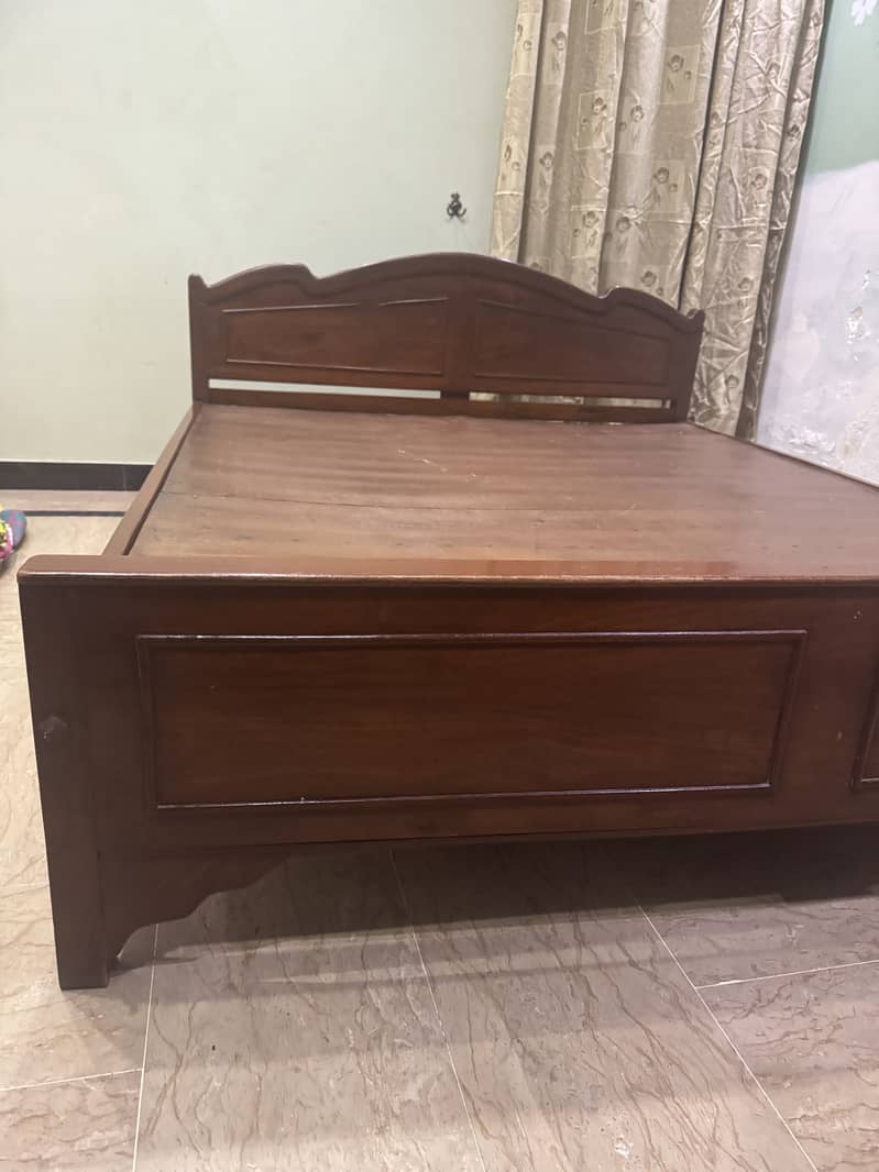 Double bed Solid Wood 2