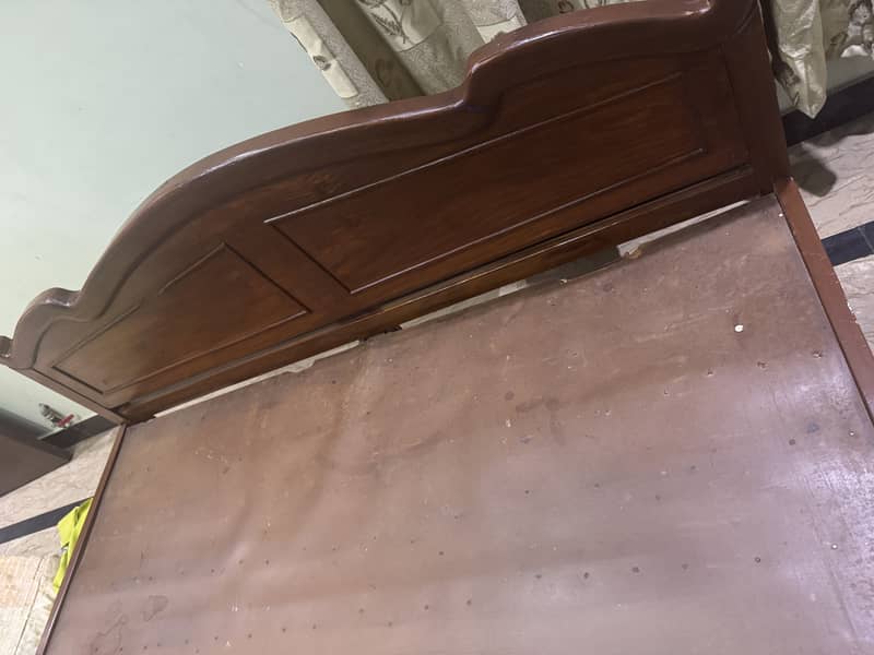 Double bed Solid Wood 3