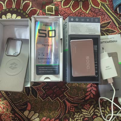 Infinix note 50 10/10 condition 8 months warrany With complete box