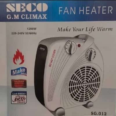 Electric Fan Heater – 600W / 1200W SECO G. M Climax