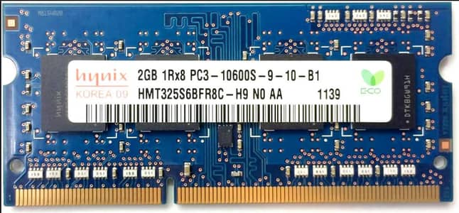 2GB DDR3L 1600 SODIMM by Hynix