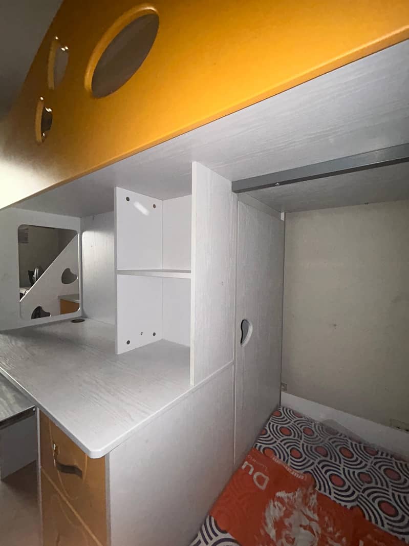 wooden Bunk bed/Kids bed/bunker bed with study table 4