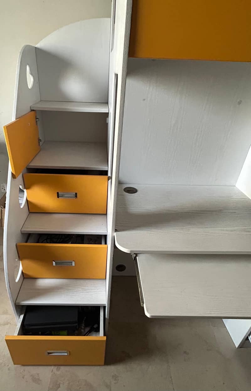 wooden Bunk bed/Kids bed/bunker bed with study table 9