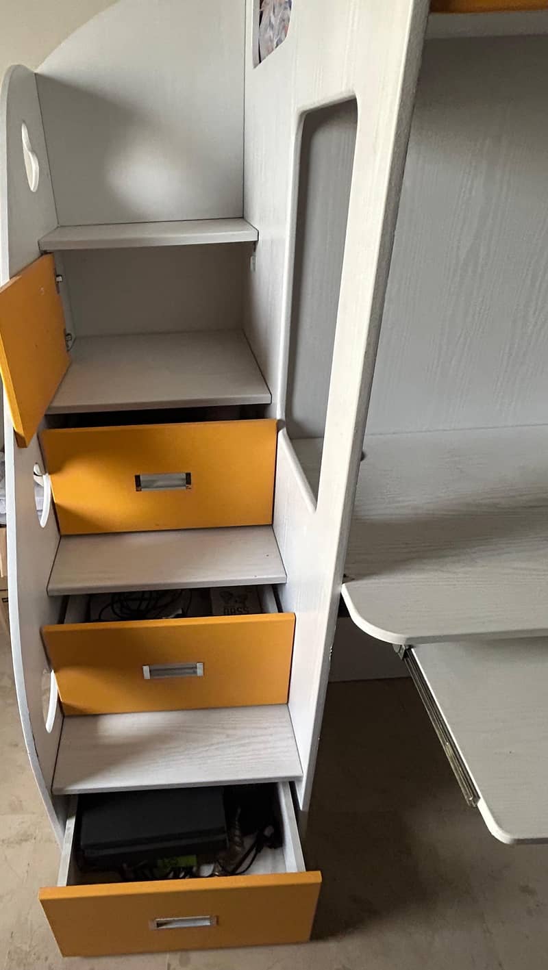 wooden Bunk bed/Kids bed/bunker bed with study table 10