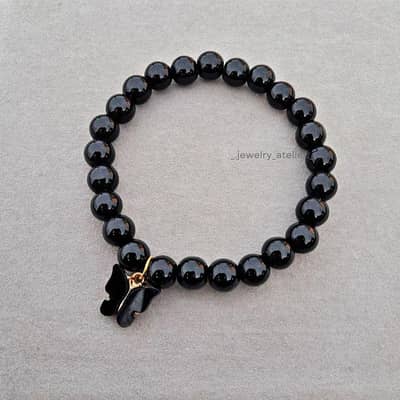 black bracelet