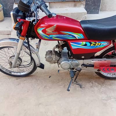 Bike CD 70 2024 Model urgent for sale