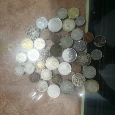 antique coin 10 pence