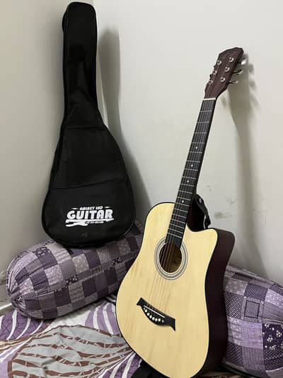 Brand new beginner guitar ( only one day used )