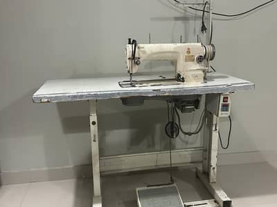 Heavy Duty  Sewing Machine with Table – Working Condition