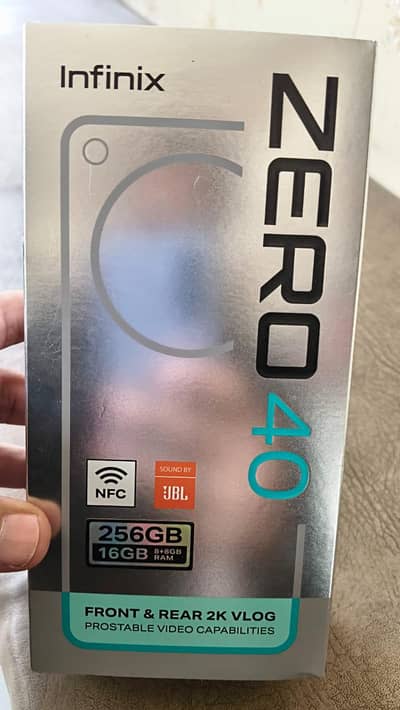 Infinix zero 40 16gbram 256gbmemory