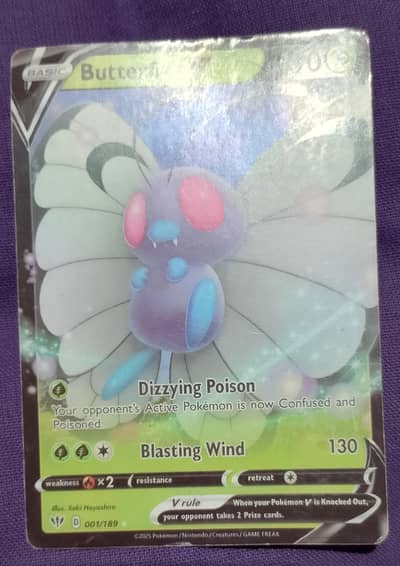 Butterfree V – Ultra Rare Pokémon Card (190 HP)